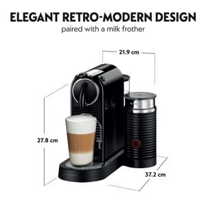 Nespresso by Delonghi Citiz & Milk Coffee Machine Black